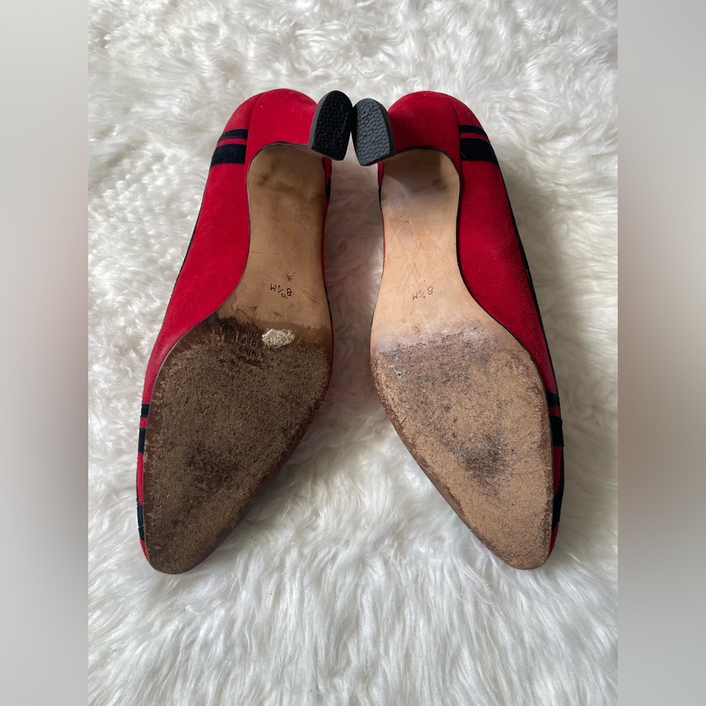 VINTAGE SAKS FIFTH AVENUE KITTEN HEELS - Picture 6 of 8